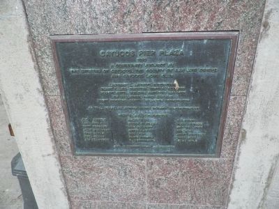 Pier Plaza Contributors Marker image. Click for full size.