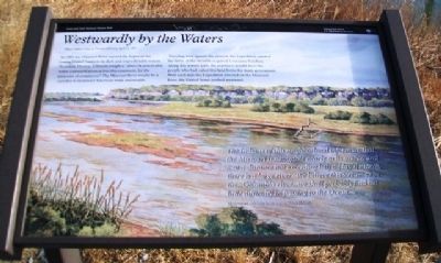 <i>Westwardly by the Waters</i> Marker image. Click for full size.
