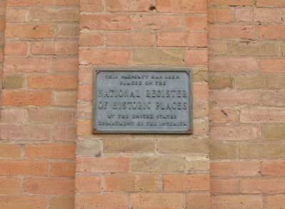 Plaque by Front Entrance. Click for full size. Plaque by Front Entrance image. Click for full size.