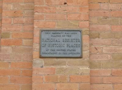 Plaque by Front Entrance image. Click for full size.