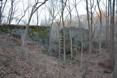 Ruins of dam used for Laurel Mill. Click for full size. Ruins of dam used for Laurel Mill image. Click for full size.