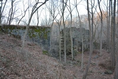 Ruins of dam used for Laurel Mill. Click for full size. Ruins of dam used for Laurel Mill image. Click for full size.