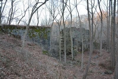 Ruins of dam used for Laurel Mill image. Click for full size.