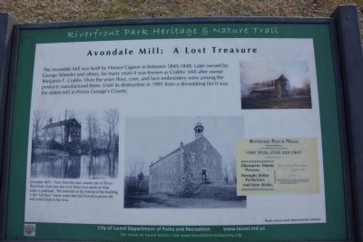 Avondale Mill: A Lost Treasure Marker. Click for full size. Avondale Mill: A Lost Treasure Marker image. Click for full size.
