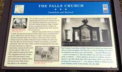 The Falls Church Marker image. Click for full size.