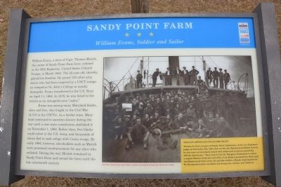 Sandy Point Farm Marker image. Click for full size.