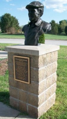 William Payne Stewart Marker and Bust image. Click for full size.