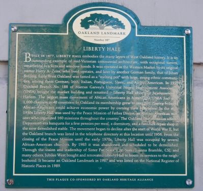 Liberty Hall Marker image. Click for more information.