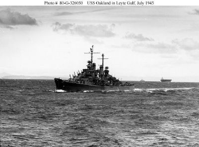USS Oakland CL-95 image. Click for full size.