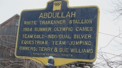 Abdullah Marker. Click for full size. Abdullah Marker image. Click for full size.
