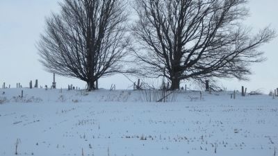 Burial Ground Zoom View from Roadside image. Click for full size.