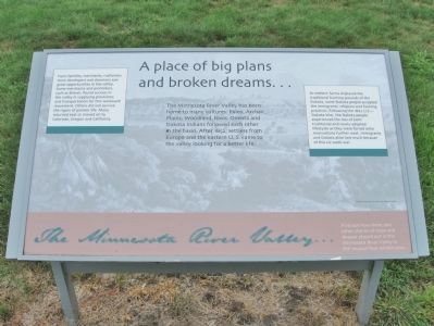 A place of big plans and broken dreams marker. Click for full size. A place of big plans and broken dreams marker image. Click for full size.