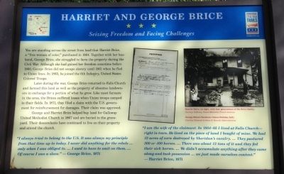 Harriet and George Brice Marker image. Click for full size.