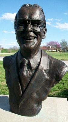 Bust of Lamar Hunt. Click for full size. Bust of Lamar Hunt image. Click for full size.