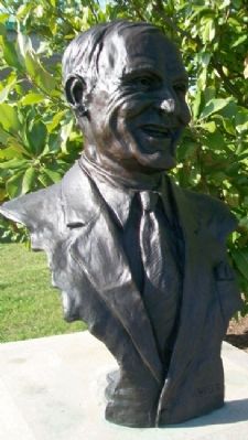 Bust of Norman E. Stewart image. Click for full size.