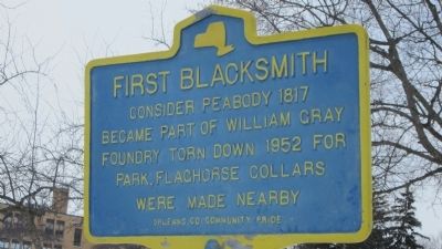 First Blacksmith Marker. Click for full size. First Blacksmith Marker image. Click for full size.