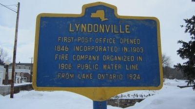 Lyndonville Marker image. Click for full size.