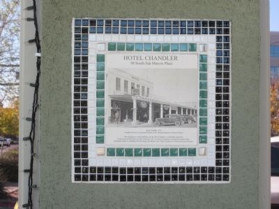 Hotel Chandler Marker. Click for full size. Hotel Chandler Marker image. Click for full size.