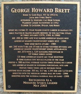 George Howard Brett Historical Marker
