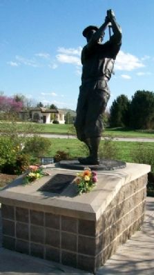William Payne Stewart Marker and Statue. Click for full size. William Payne Stewart Marker and Statue image. Click for full size.