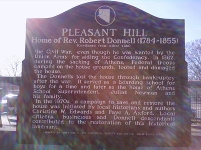 Pleasant Hill Marker image. Click for full size.