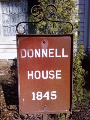 Donnell House marker image. Click for full size.