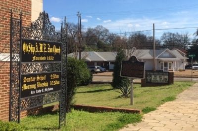 Old Ship A.M.E. Zion Church Signs image. Click for full size.