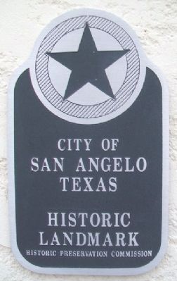 San Angelo Lodge No. 570, A.F.&A.M. Landmark Marker image. Click for full size.