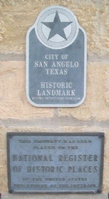 18 West Concho Avenue Markers. Click for full size. 18 West Concho Avenue Markers image. Click for full size.
