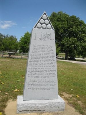 Freeman's Battery Monument (Rear). Click for full size. Freeman's Battery Monument (Rear) image. Click for full size.