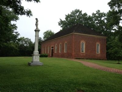 Little Fork Episcopal Church with Ranger Memorial image. Click for full size.