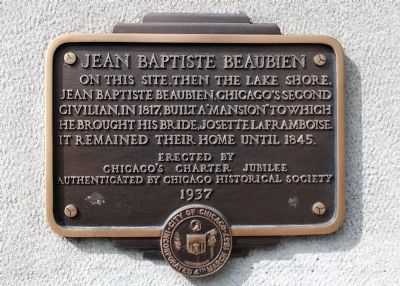 Jean Baptiste Beaubien Marker. Click for full size. Jean Baptiste Beaubien Marker image. Click for full size.