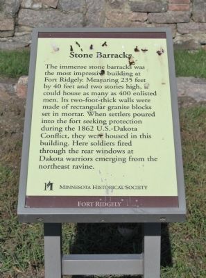 Stone Barracks Marker image. Click for full size.