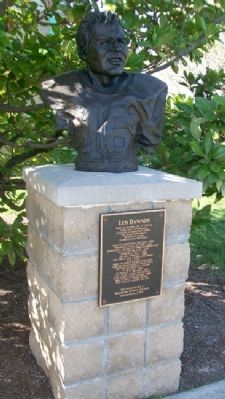 Len Dawson Marker and Bust. Click for full size. Len Dawson Marker and Bust image. Click for full size.