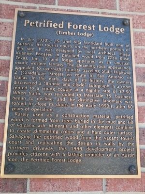 Petrified Forest Lodge Marker image. Click for full size.