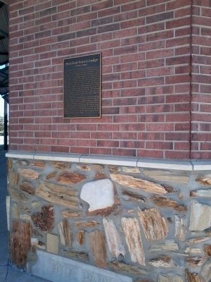 Petrified Forest Lodge Marker image. Click for full size.