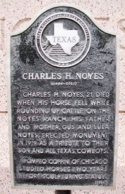 Charles H. Noyes Marker image. Click for full size.
