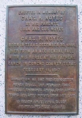 Charles H. Noyes Original Marker image. Click for full size.