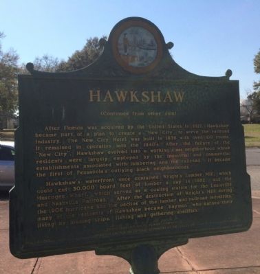 Hawkshaw Marker (reverse) image. Click for full size.