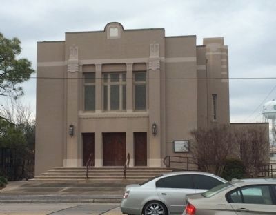 Current Temple on Palafox Street image. Click for full size.