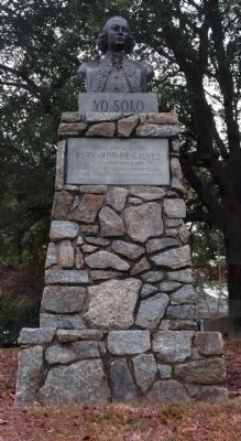 Monument to Spanish General Bernardo de Galvez. Click for full size. Monument to Spanish General Bernardo de Galvez image. Click for full size.