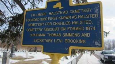 Fillmore-Halstead Cemetery Marker image. Click for full size.