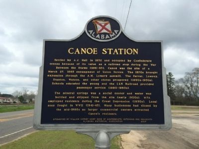 Canoe Station Marker image. Click for full size.