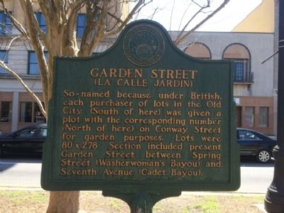Garden Street Marker. Click for full size. Garden Street Marker image. Click for full size.