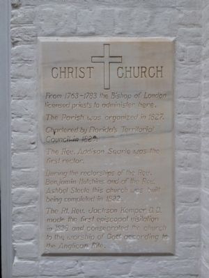 Christ Church Marker. Click for full size. Christ Church Marker image. Click for full size.
