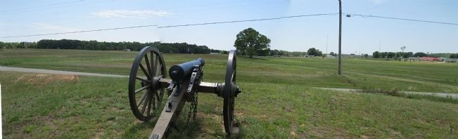 View South from the Confederate Line. Click for full size. View South from the Confederate Line image. Click for full size.