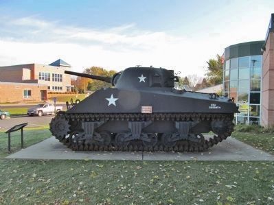 Nearby World War II Sherman Tank image. Click for full size.