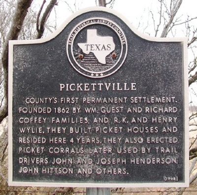Pickettville Marker image. Click for full size.