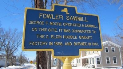 Fowler Sawmill Marker image. Click for full size.