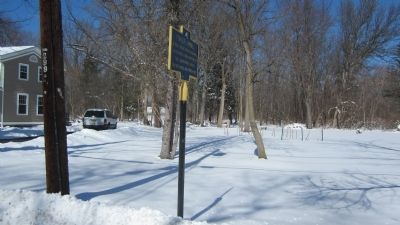 Site of Fowler Sawmill Marker. Click for full size. Site of Fowler Sawmill Marker image. Click for full size.